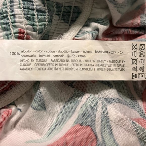 ZARA Floral Print High Neck Tank w/ Ruffles - Picture 7 of 7